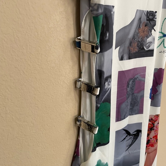 With Jean Lovers Dress Graphic Print with Cutout Detail - Picture 3 of 5